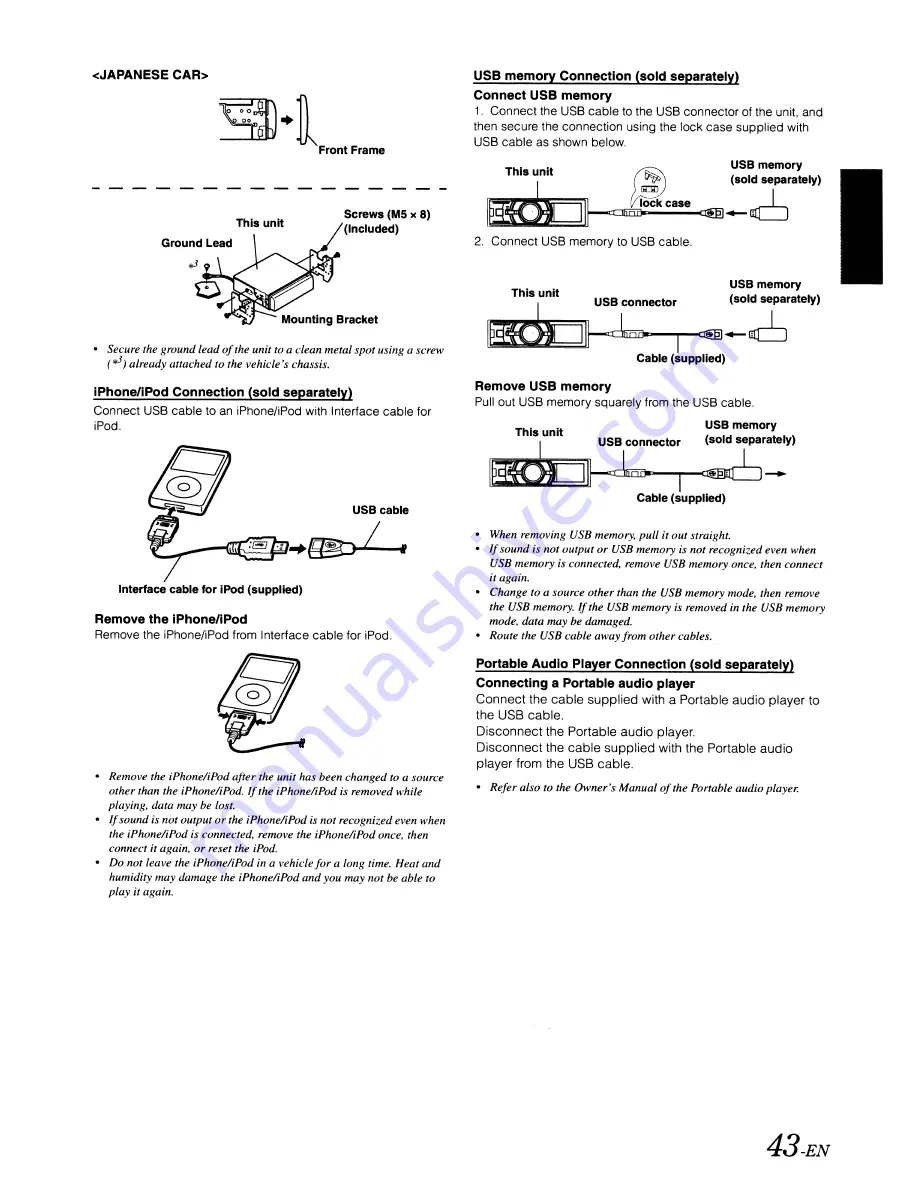 Alpine IDA-X303 - Radio / Digital Player Quick Reference Manual Download Page 75