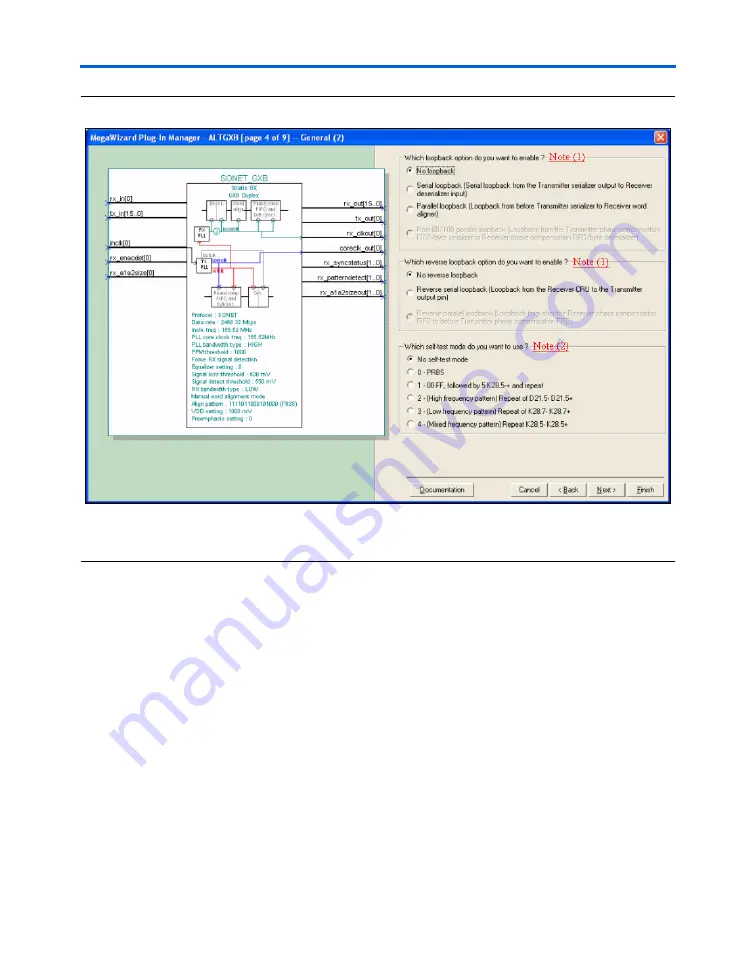 Altera Stratix GX User Manual Download Page 107