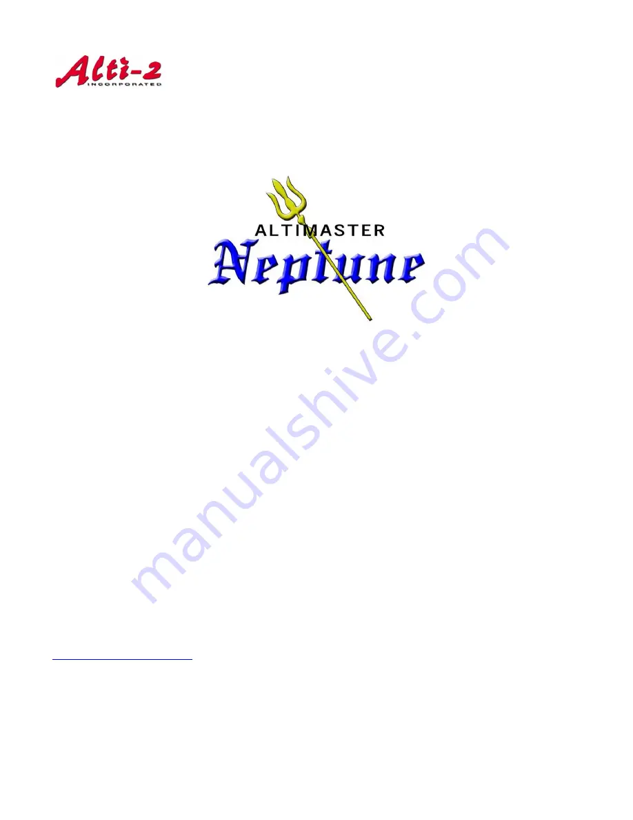 Alti-2 ALTIMASTER NEPTUNE User Manual Download Page 1