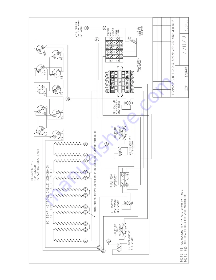 Alto-Shaam HALO HEAT ED2-48 Installation, Operation And Maintenance Manual Download Page 36