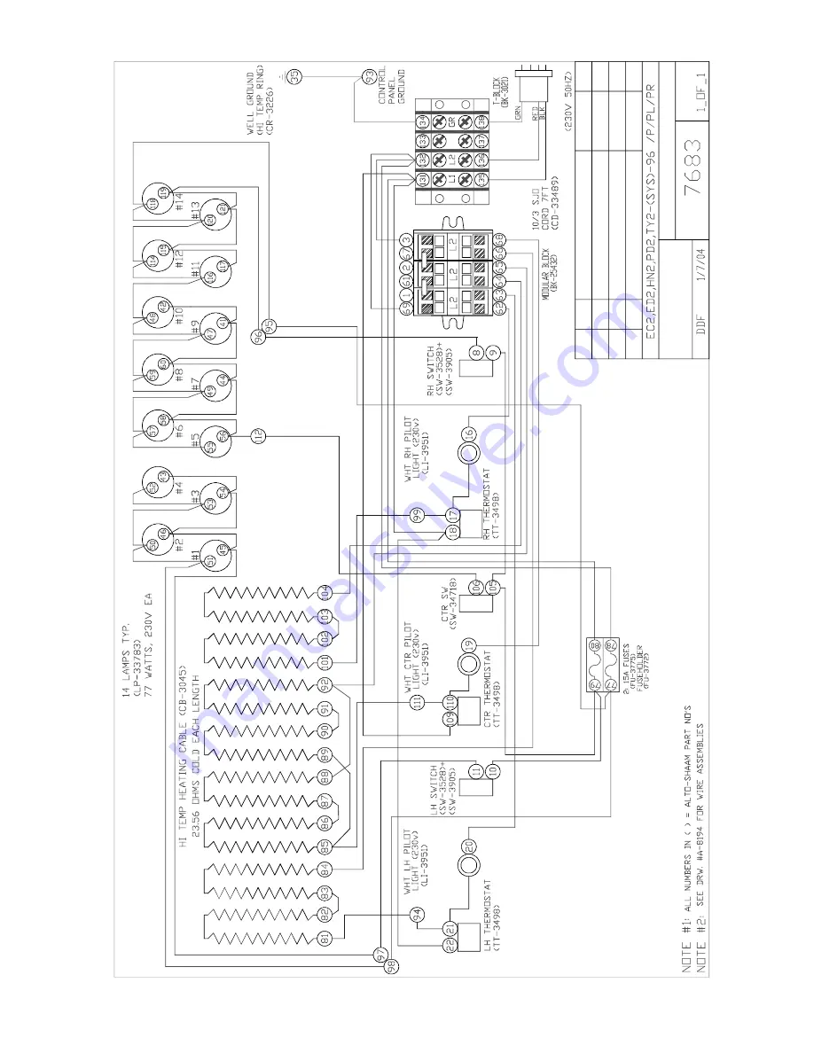 Alto-Shaam HALO HEAT ED2-48 Installation, Operation And Maintenance Manual Download Page 39