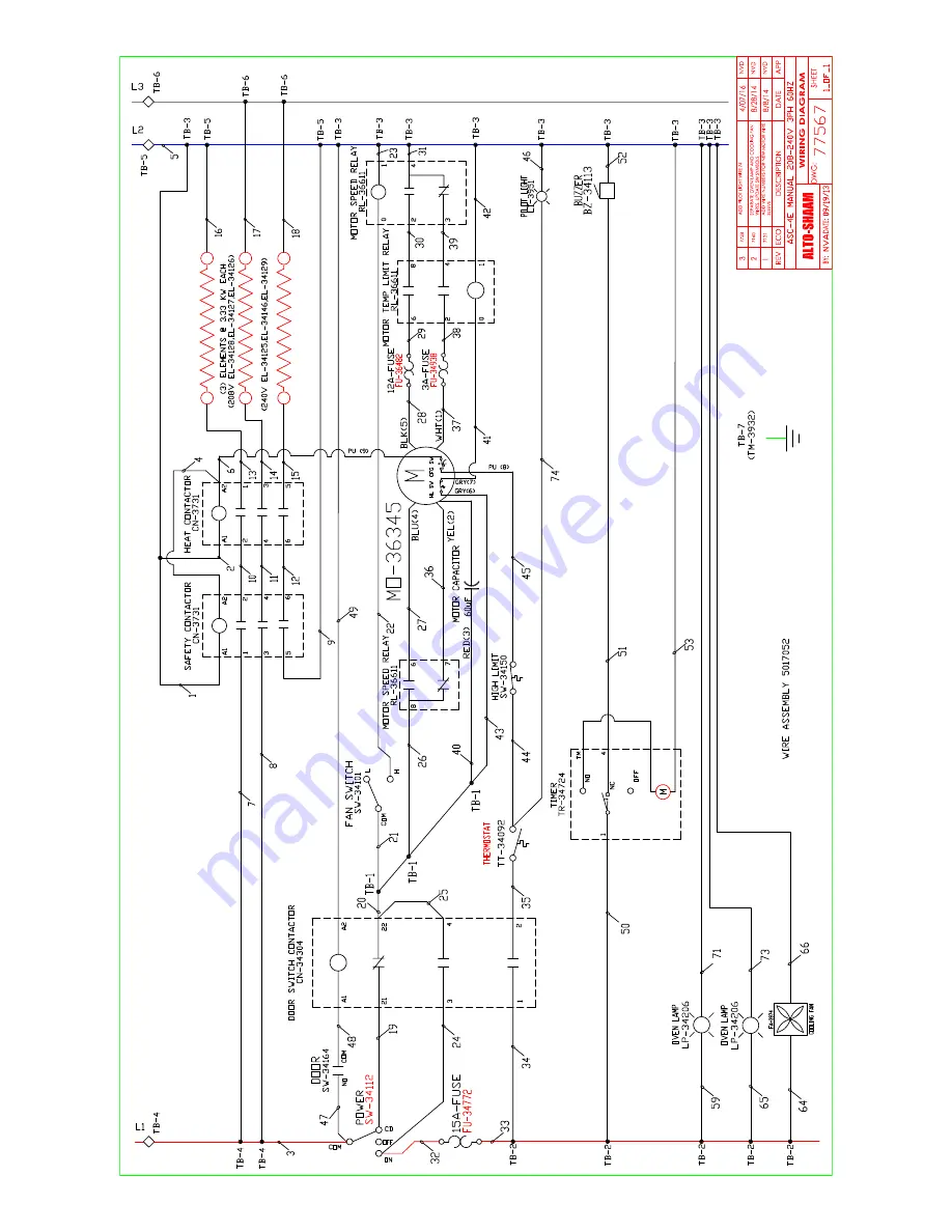 Alto-Shaam PLATINUM Series Installation Operation & Maintenance Download Page 35