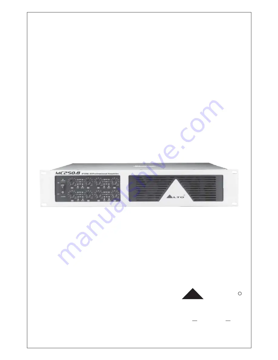 Alto MC250.8 User Manual Download Page 1