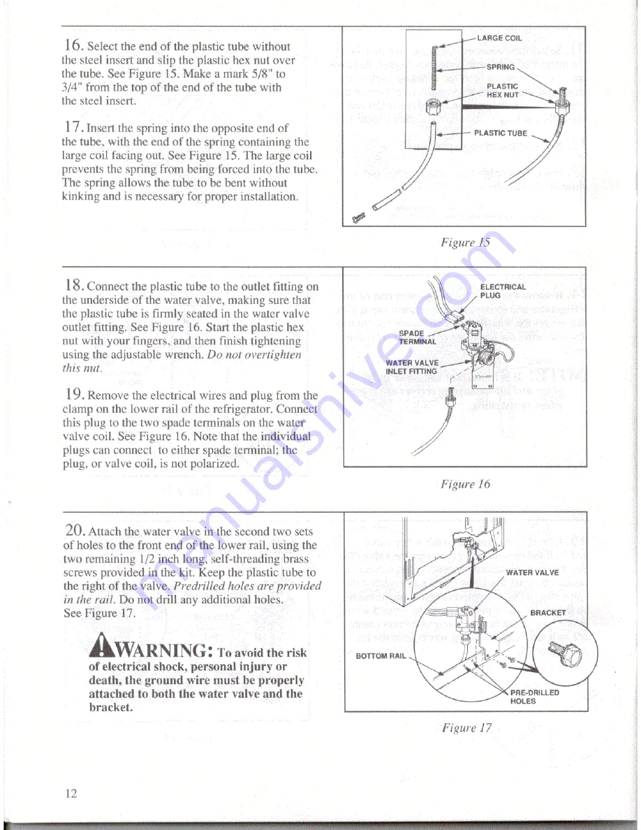 Amana A1067507 Installation And Operating Istructions Download Page 12