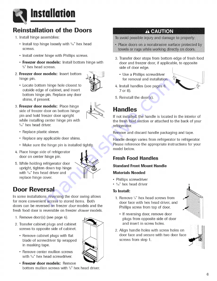 Amana ABD2233DEB Use & Care Manual Download Page 7