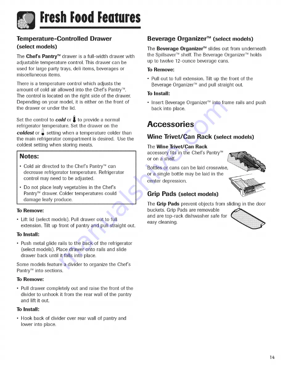 Amana ABD2233DEB Use & Care Manual Download Page 15