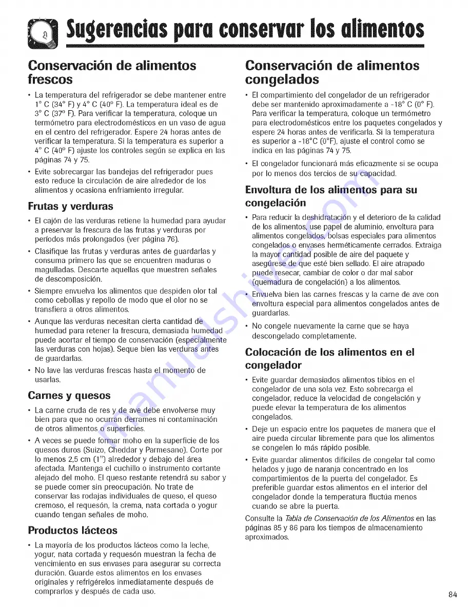 Amana ABD2233DEB Use & Care Manual Download Page 85