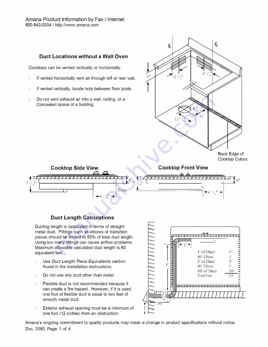 Amana ACC4370A Product Information Download Page 7