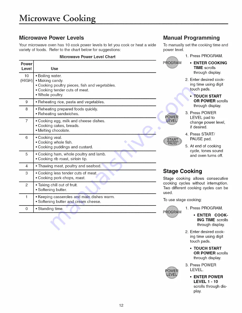 Amana ACM1580A Owner'S Manual Download Page 12