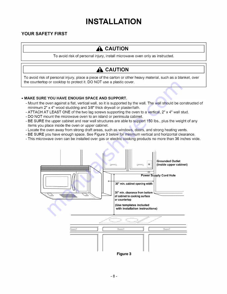 Amana ACO1860A Owner'S Manual Download Page 8