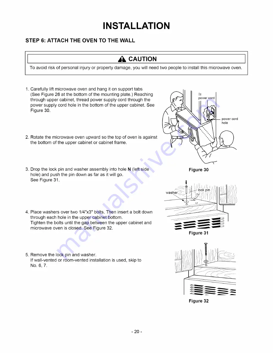 Amana ACO1860A Owner'S Manual Download Page 20