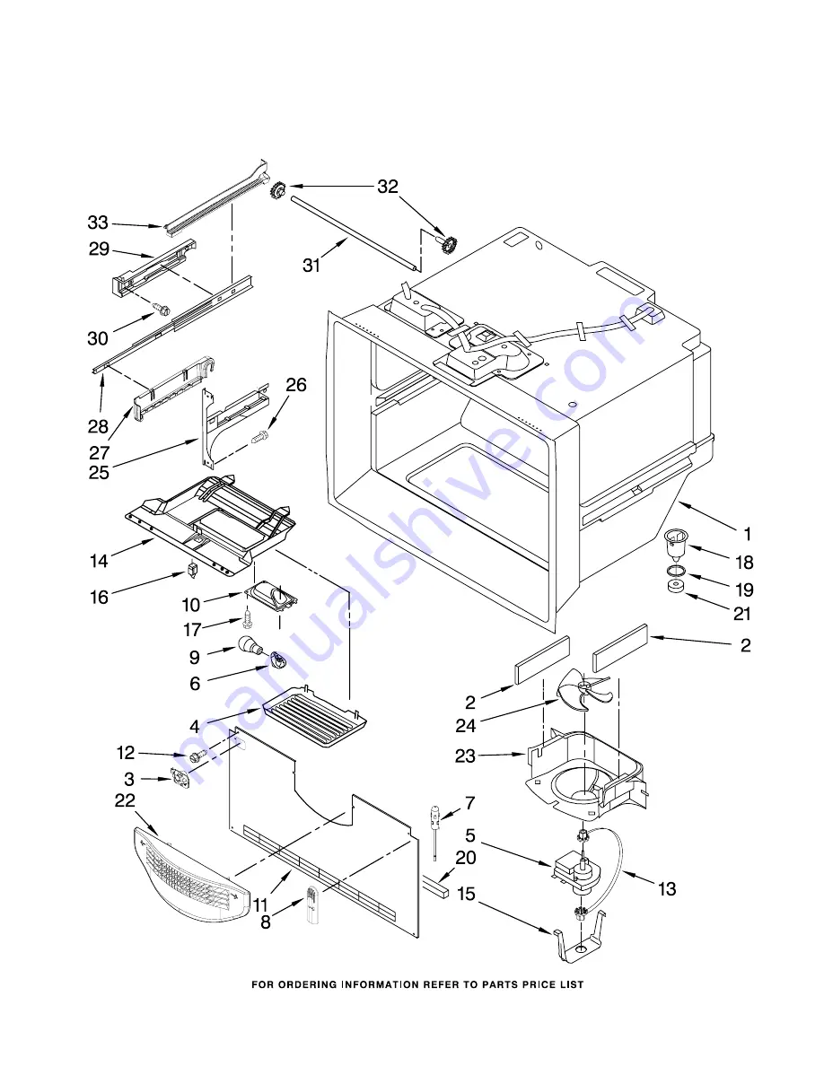 Amana AFB2234WES2 Parts List Download Page 3