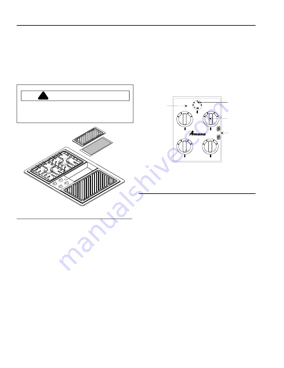 Amana AKGD3050 Series Owner'S Manual Download Page 42