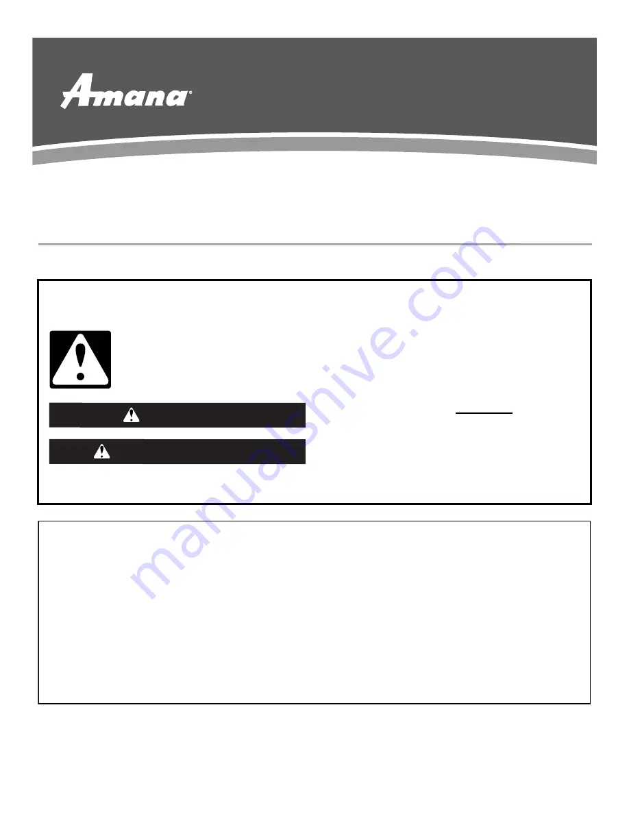 Amana ART308FFD User Instructions Download Page 18