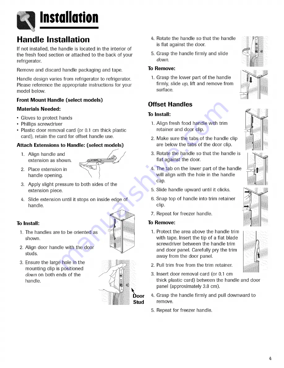 Amana AS2626GEKB Use & Care Manual Download Page 5