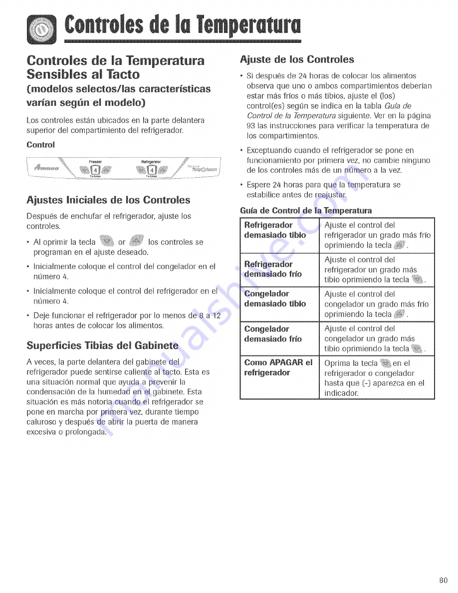 Amana ASD2324HEB Use & Care Manual Download Page 81