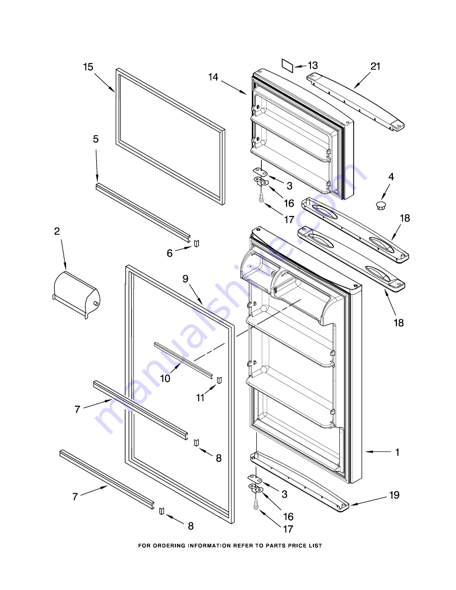 Amana ATF1822MRE01 Parts List Download Page 3