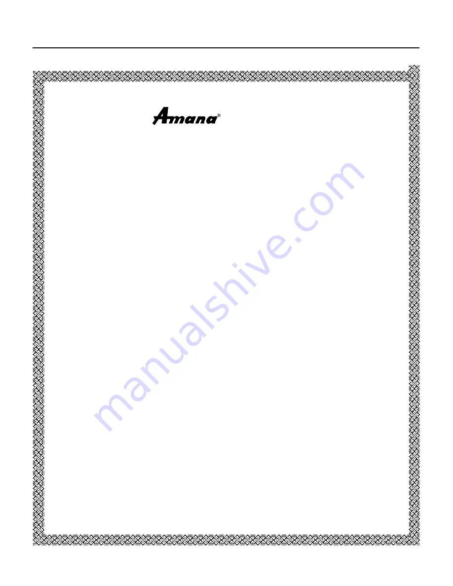 Amana F1361E Owner'S Manual & Cooking Manual Download Page 24