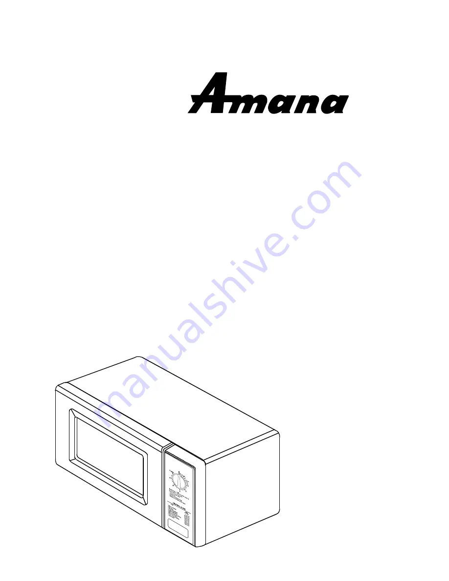 Amana LD510D Скачать руководство пользователя страница 1