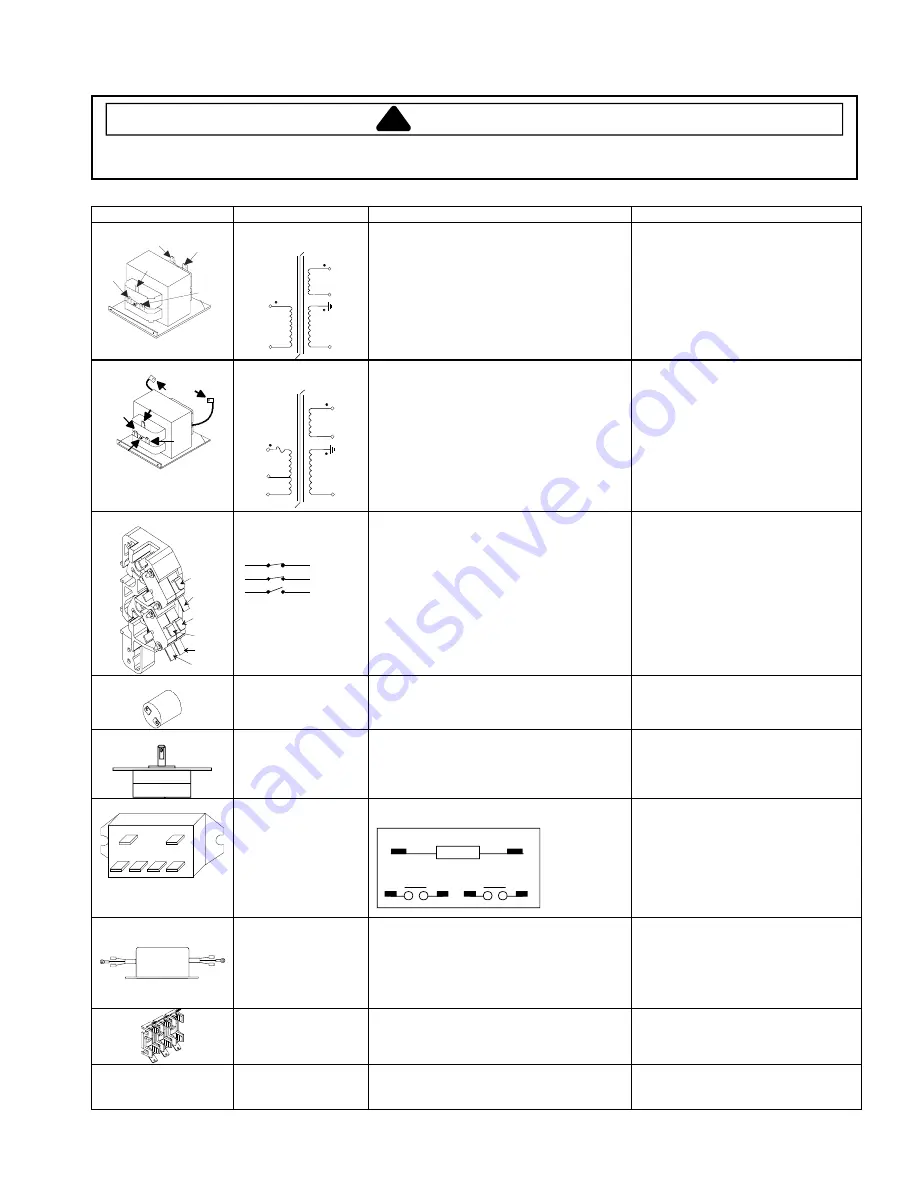 Amana Menumaster MRC518SU Service Manual Download Page 15