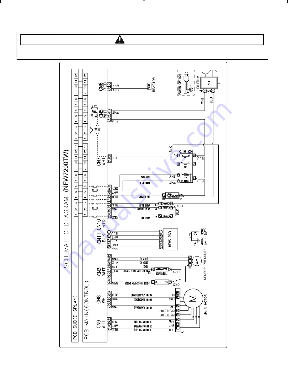 Amana NFW7200TW Technical Information Download Page 28