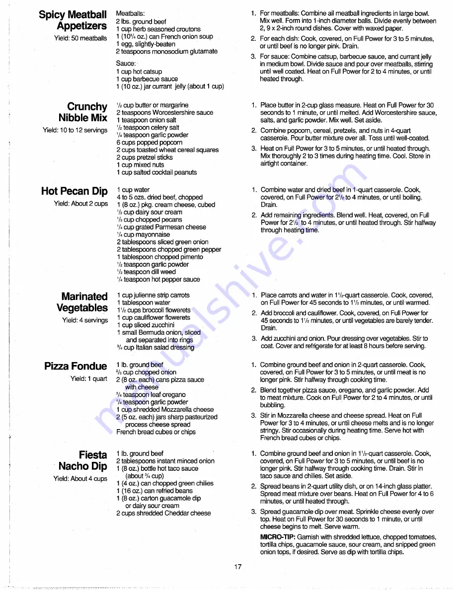 Amana RBG622T Use & Care Manual And Cooking Manual Download Page 17