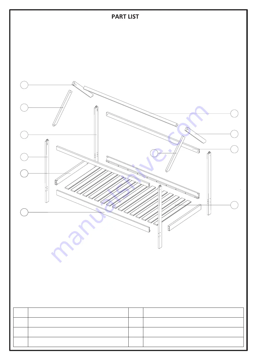 Amart Furniture MILL 66295 Assembly Instruction Manual Download Page 3