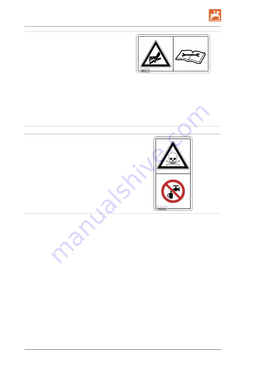 Amazone Pantera 4504 Operating Manual Download Page 26