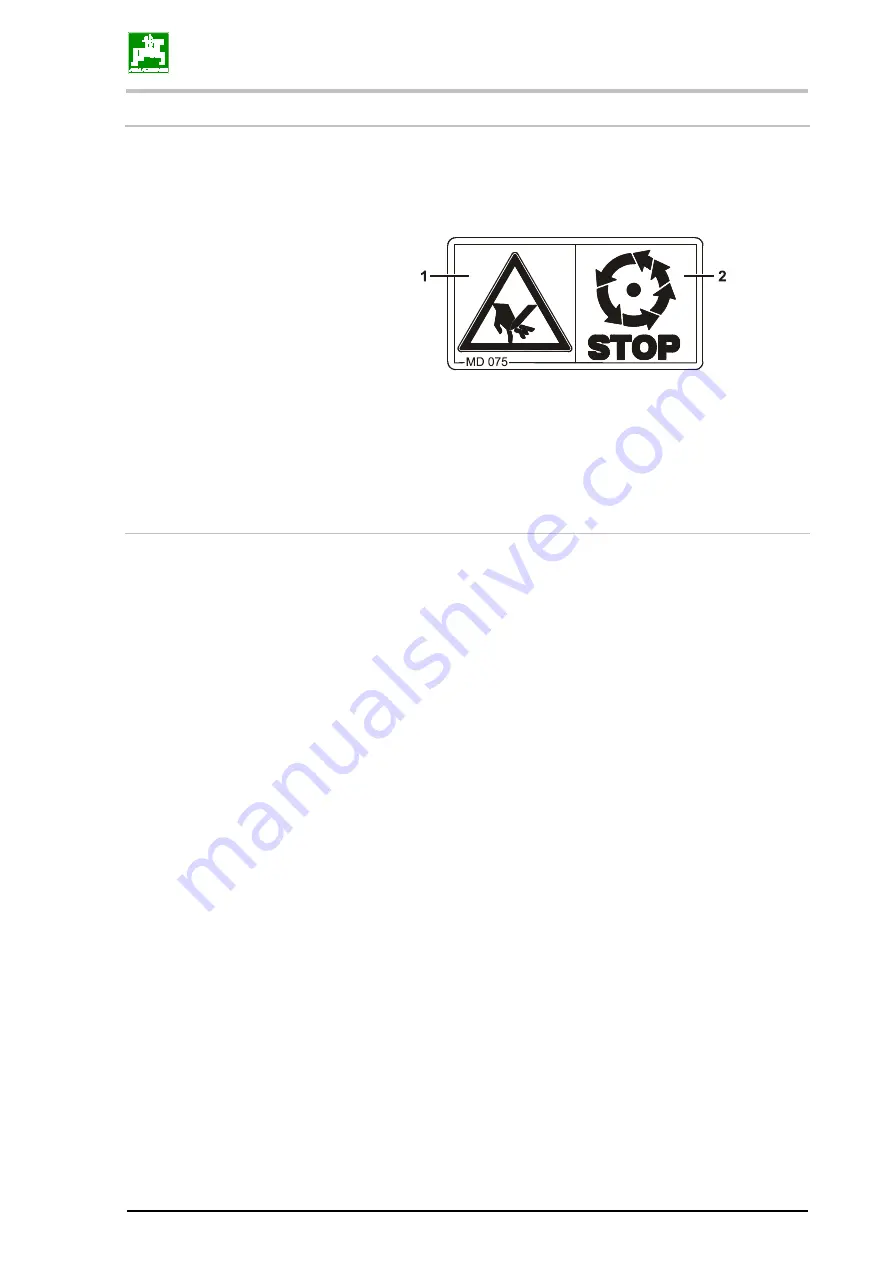 Amazone PH-1250 iDrive Operating And Maintenance Manual Download Page 17