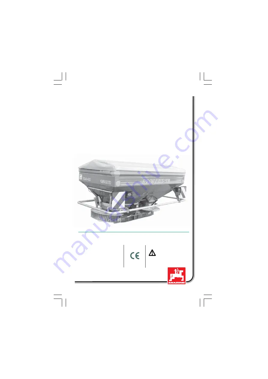 Amazone ZA-M 1200 Manual Download Page 1