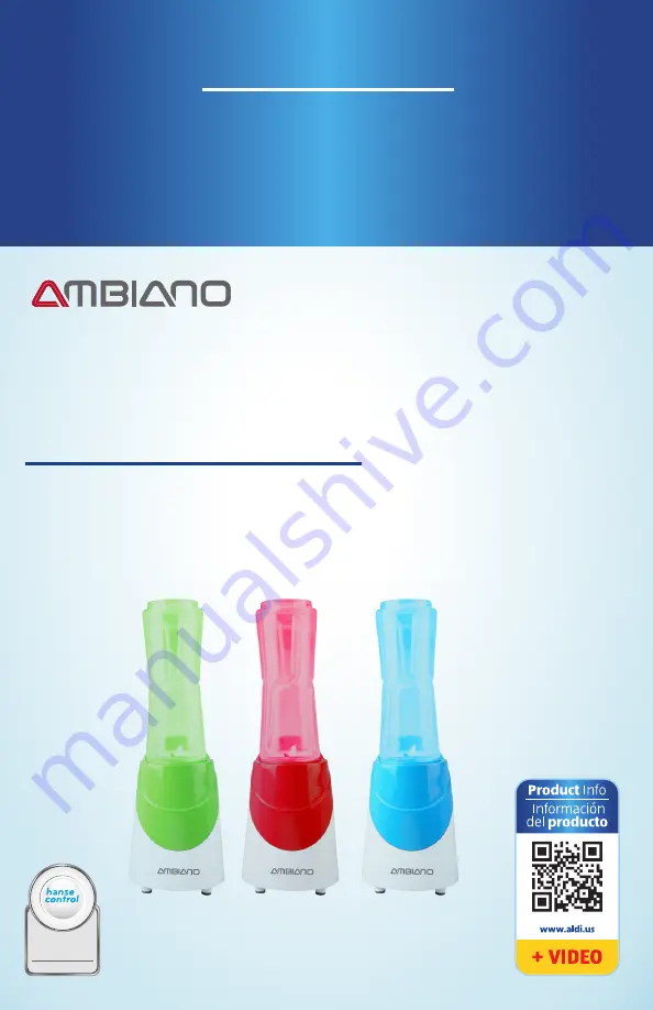 Ambiano 42860A1 User Manual Download Page 1