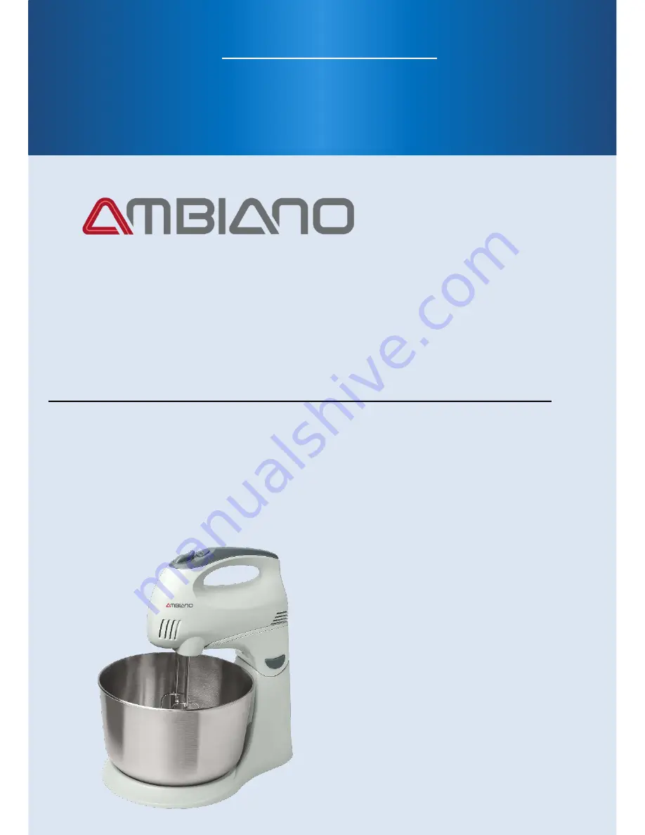 Ambiano HM925 User Manual Download Page 1