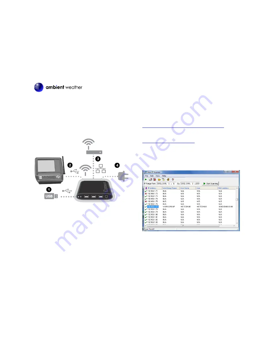 Ambient Weather WeatherHub3 Quick Start Manual Download Page 2