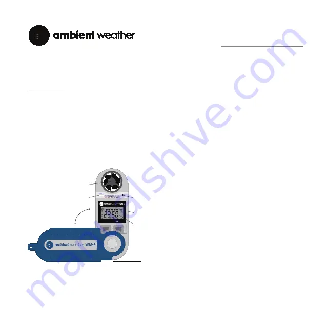 Ambient Weather WM-5 Manual Download Page 8