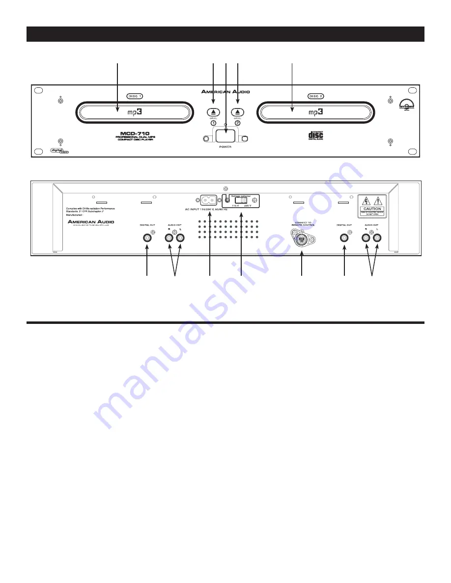 American Audio MCD-710 Скачать руководство пользователя страница 12