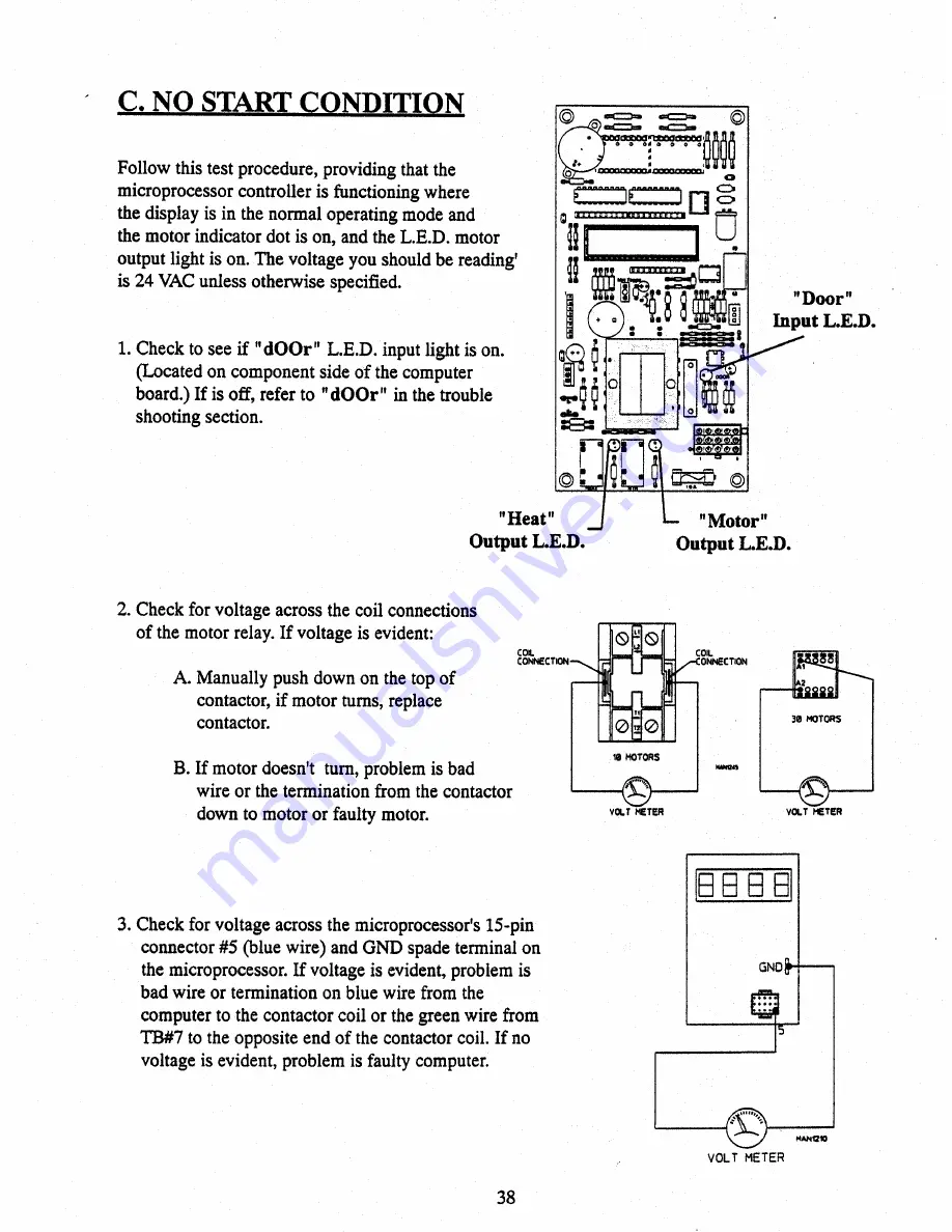 American Dryer Corp. AD-230 Service Manual Download Page 44