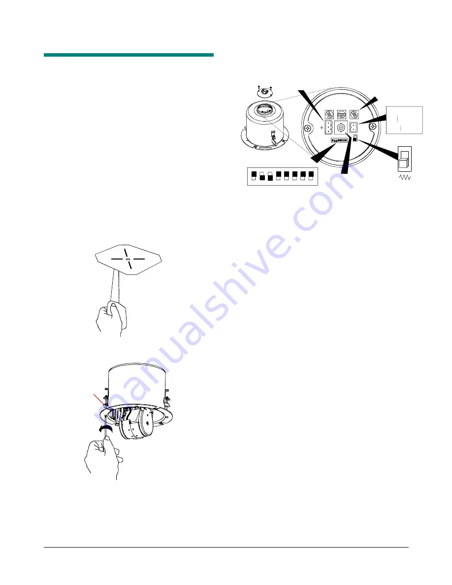 American Dynamics SpeedDome RASEL Series Installation And Service Manual Download Page 6