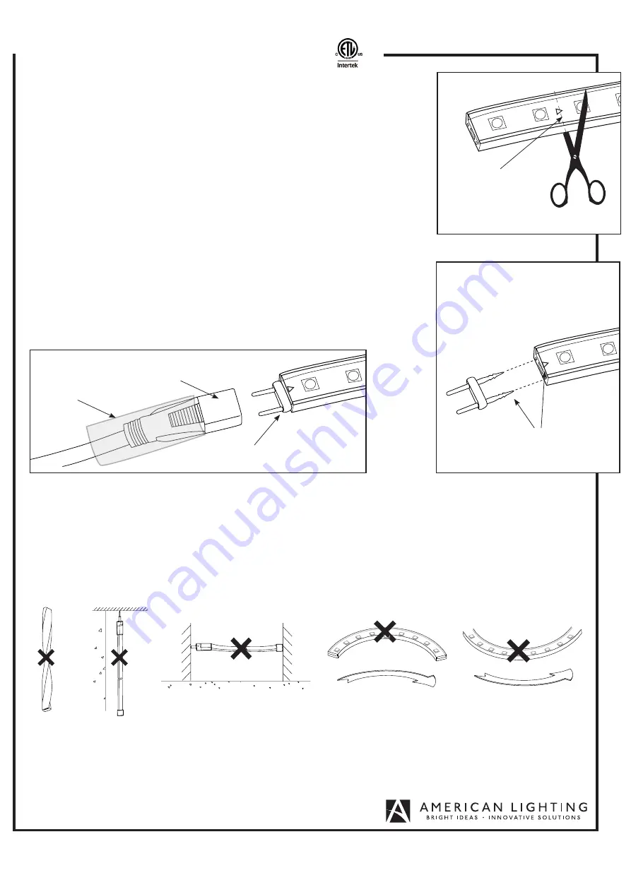 American Lighting LED HYBRID 2 120-H2 Series Скачать руководство пользователя страница 2