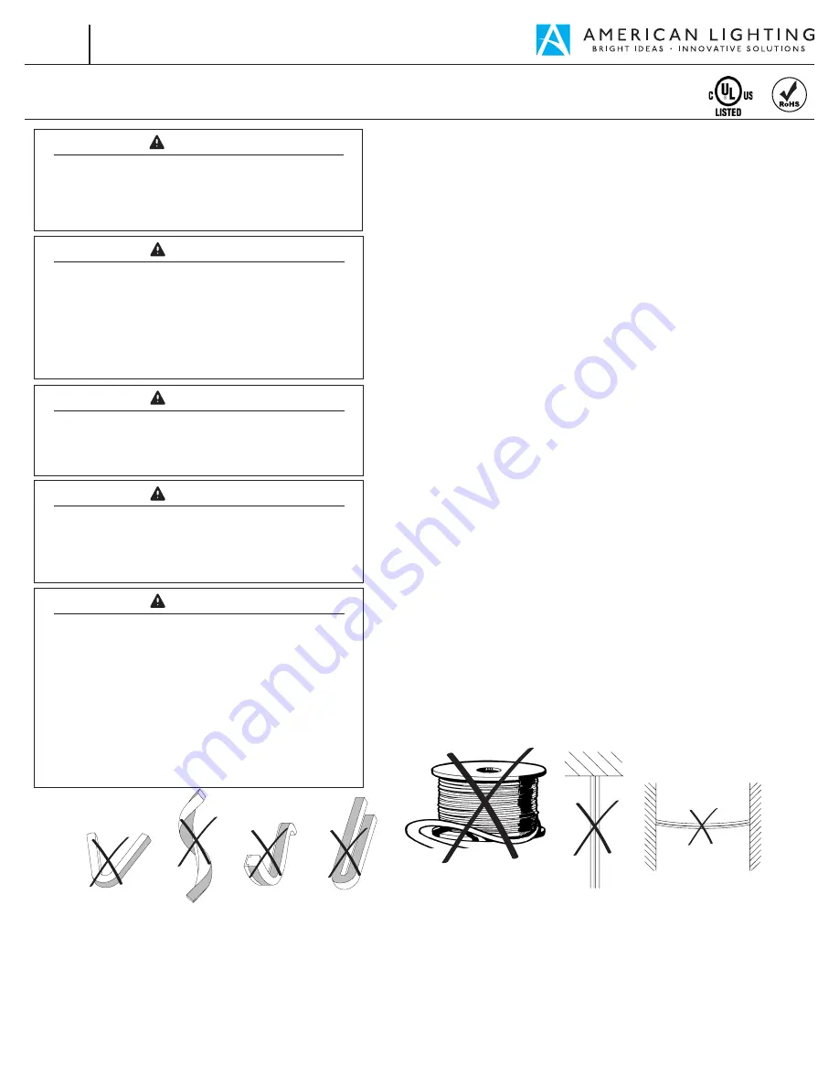 American Lighting MICROLUX MLUX-30 Скачать руководство пользователя страница 1