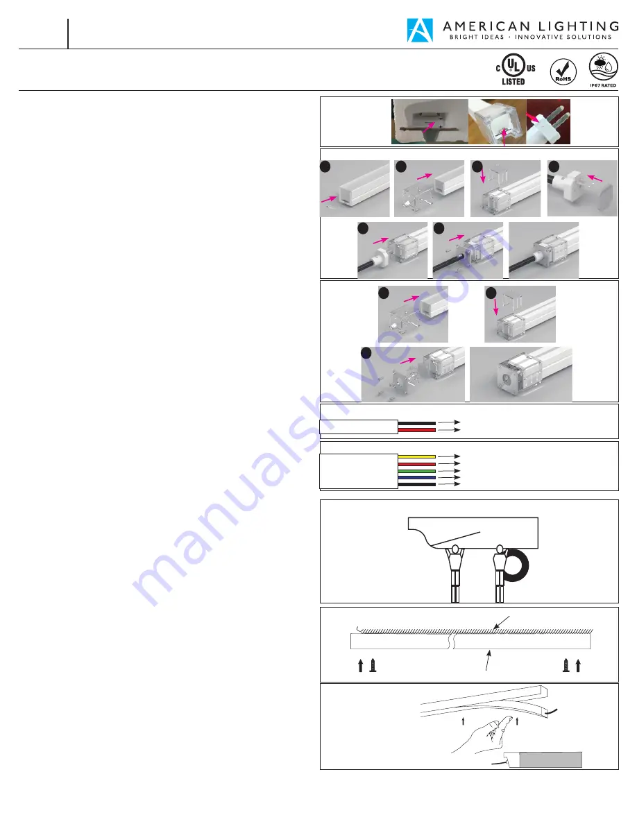 American Lighting NEOFLUX PRO V-Series Скачать руководство пользователя страница 2