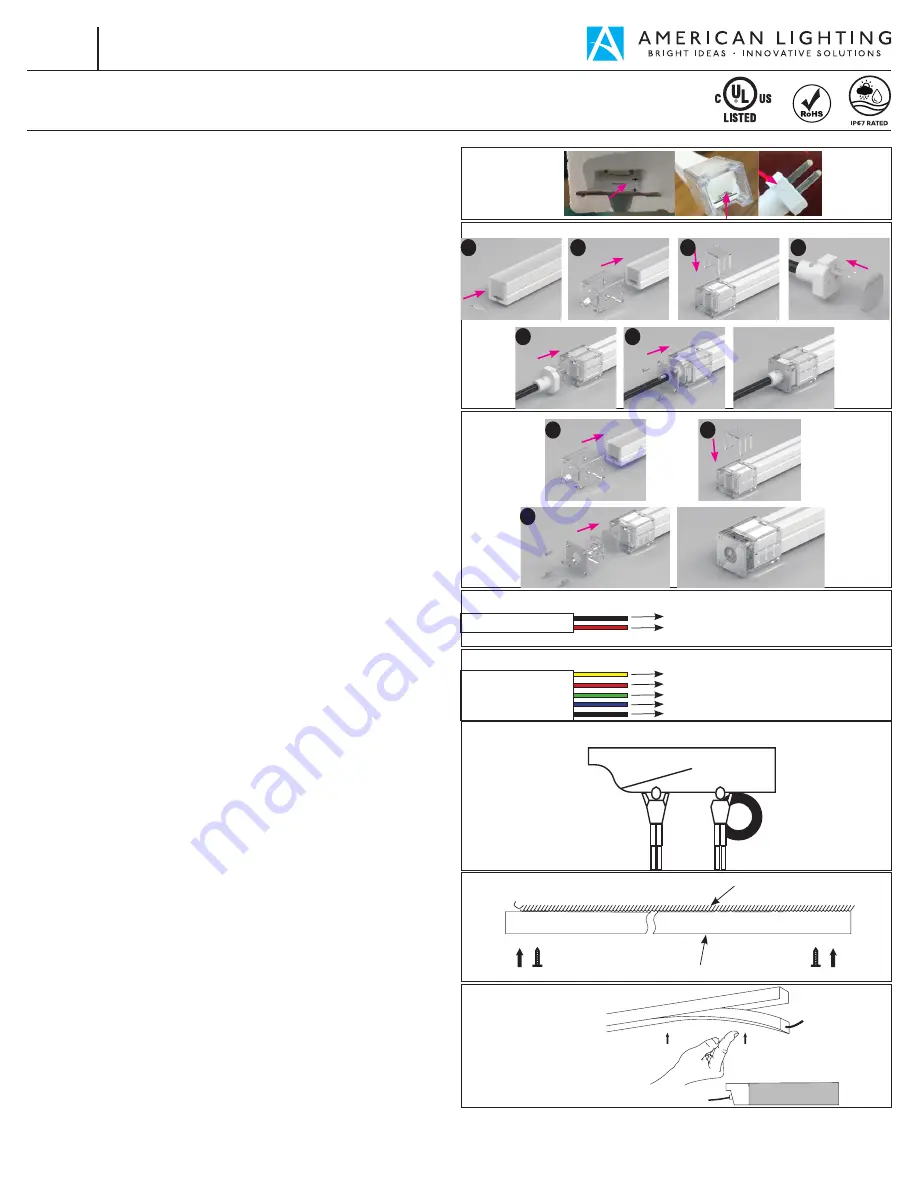 American Lighting NEOFLUX PRO V-Series Installation Instructions Download Page 4