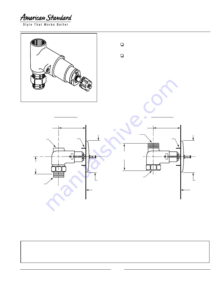 American Standard Amarilis Jasmine R701 Скачать руководство пользователя страница 1