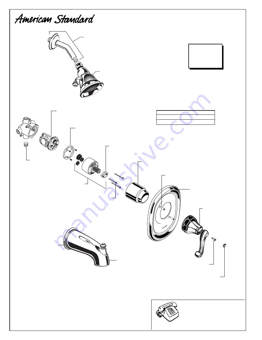 American Standard Ariana 6021 Скачать руководство пользователя страница 4