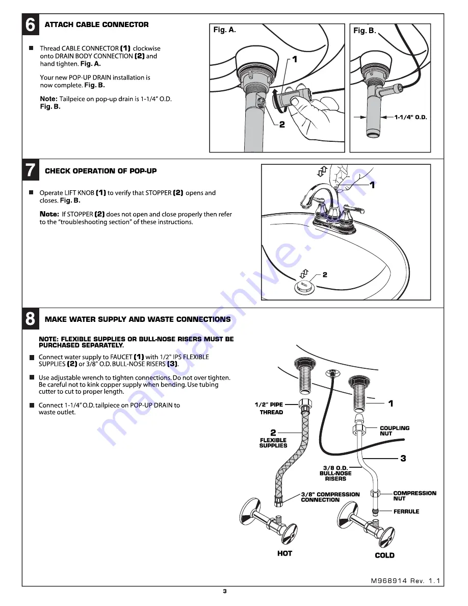 American Standard Ariana 6024EZ Скачать руководство пользователя страница 3