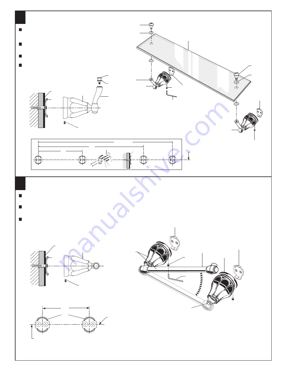 American Standard Ariana Pivoting Toilet Paper Holder 6090 Installation Instructions Download Page 2