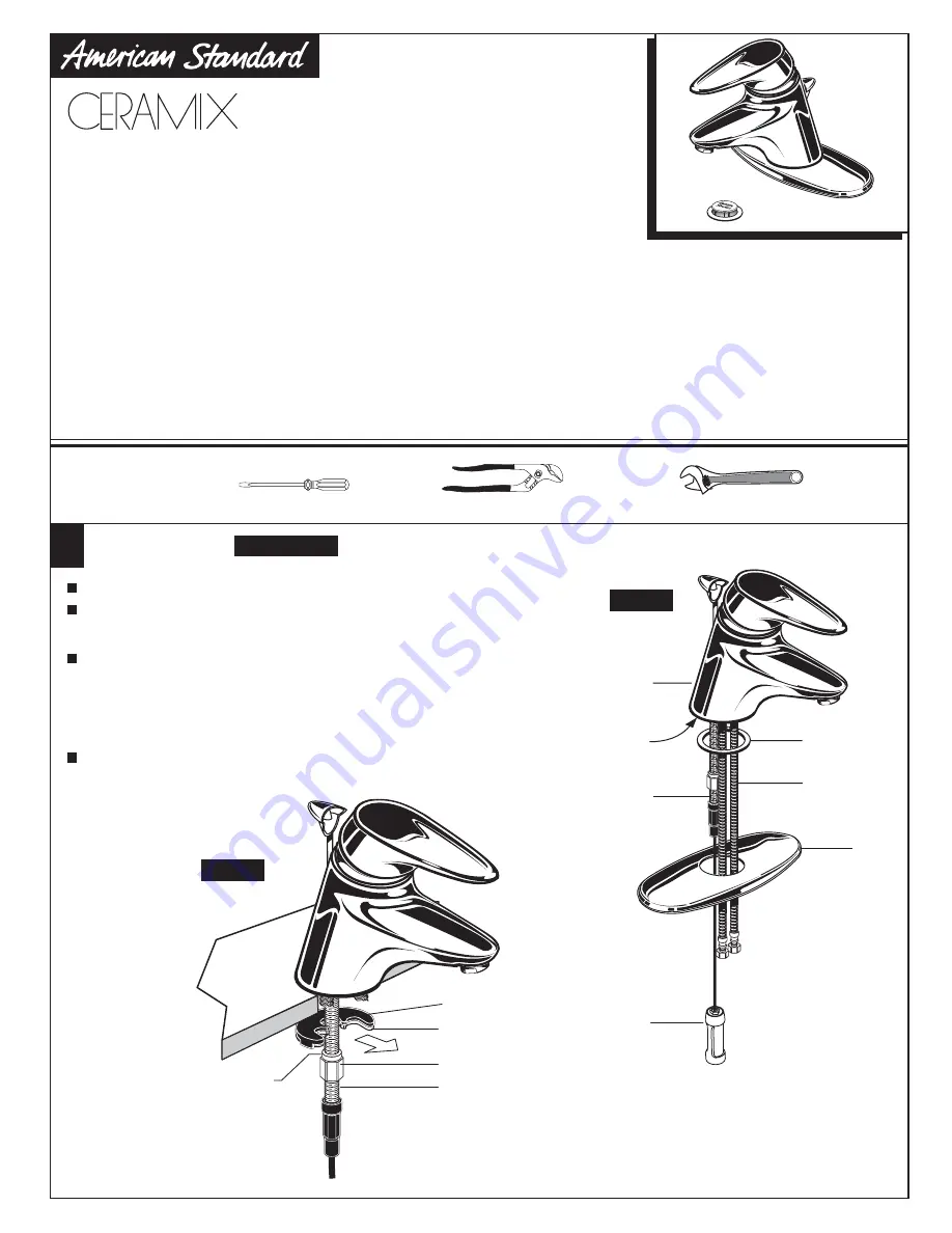 American Standard Ceramix 2000.10X Скачать руководство пользователя страница 1