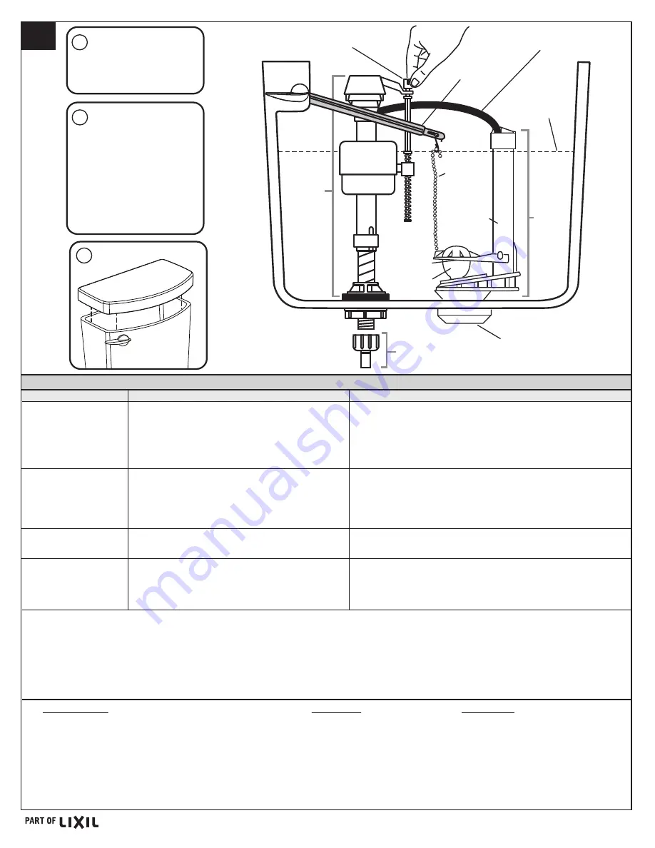 American Standard Right Height Elongated Toilet Triumph Cadet 3 Installation Instructions Care And Maintenance Download Page 8