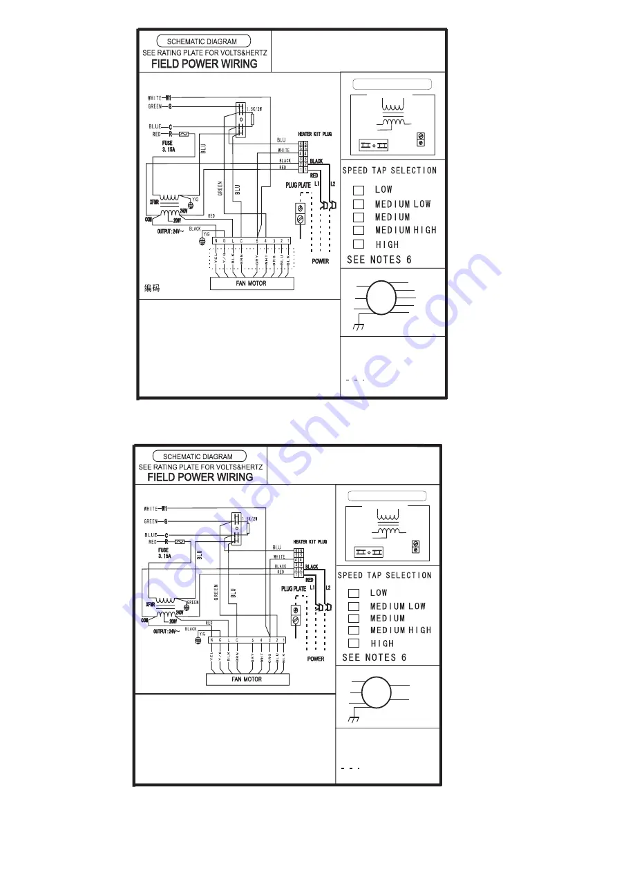 American Standard TMM5A0B24M21SAA Installer'S Manual Download Page 7