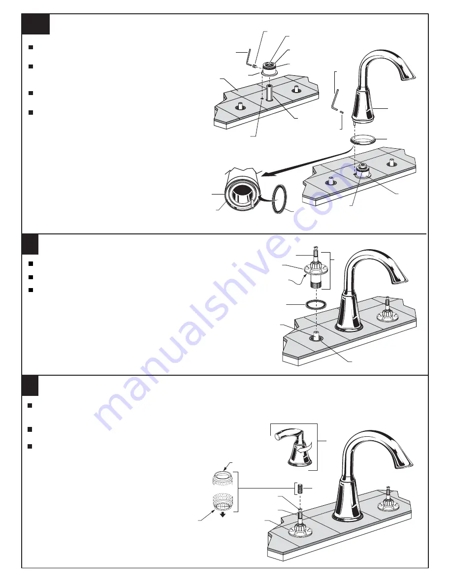 American Standard Tropic Deck Kit T038.900 Installation Instructions Download Page 2