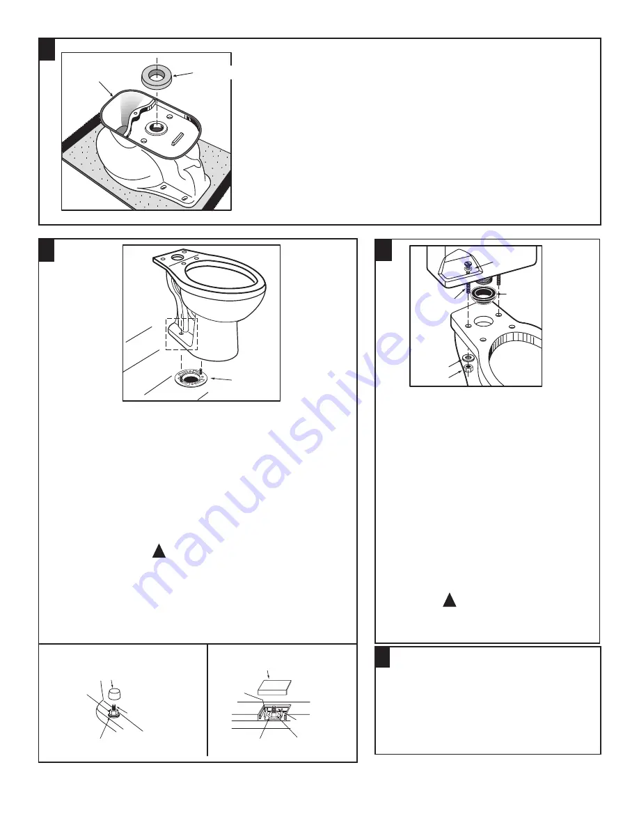 American Standard Two-Piece Toilets With Aquameter Fill Valve 2264.702 Installation Instructions Download Page 2